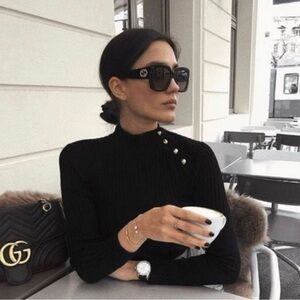 Gucci Black Lenses Grey Gradient Sunglasses